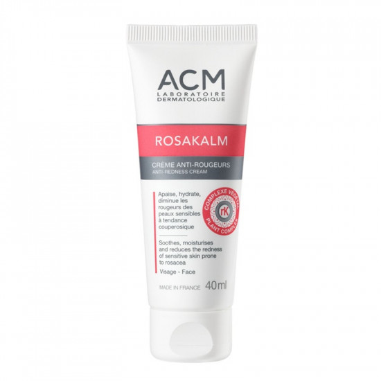 اي سي ام، روزاكالم، كريم ضد الإحمرار، يهدئ البشرة الحساسة وحالات الوردية - 40 مل اي سي ام، روزاكالم، كريم ضد الإحمرار، يهدئ البشرة الحساسة وحالات الوردية - 40 مل