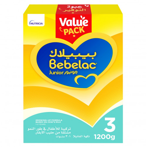 بيبيلاك جونيور تركيبة للأطفال (3) 1200 جرام بيبيلاك جونيور تركيبة للأطفال (3) 1200 جرام
