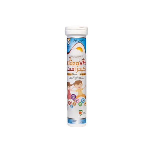 كيدزافيت فيتامينات للأطفال 20 قرص فوار بطعم البرتقال كيدزافيت فيتامينات للأطفال 20 قرص فوار بطعم البرتقال