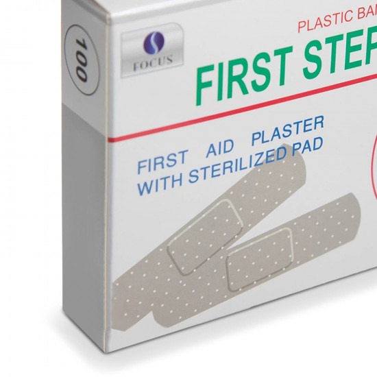 فرست ستيب بلاستر قطع عادى 100 قطعة فرست ستيب بلاستر قطع عادى 100 قطعة