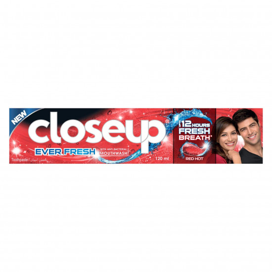 كلوز اب معجون أسنان جل أحمر حار مضاد للبكتيريا، 120 مل