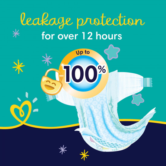 بامبرز حفاضات بيبي دراي الليلية، مقاس 4، من 10 إلى 15 كيلو، 74 قطعة بامبرز حفاضات بيبي دراي الليلية، مقاس 4، من 10 إلى 15 كيلو، 74 قطعة