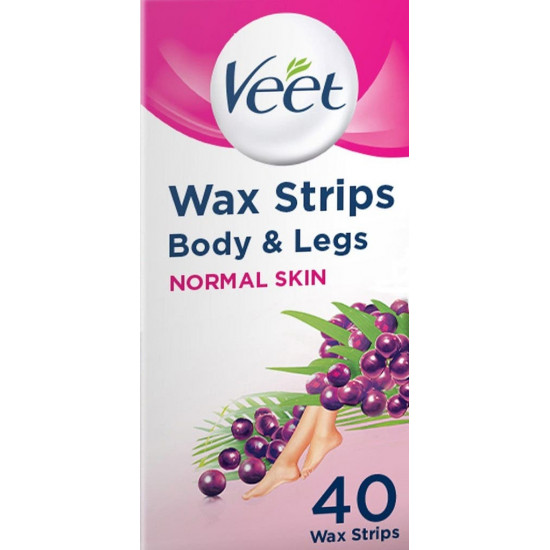 ڤيت شرائح شمعية للبشرة العادية 30 + 10 قطعة ڤيت شرائح شمعية للبشرة العادية 30 + 10 قطعة