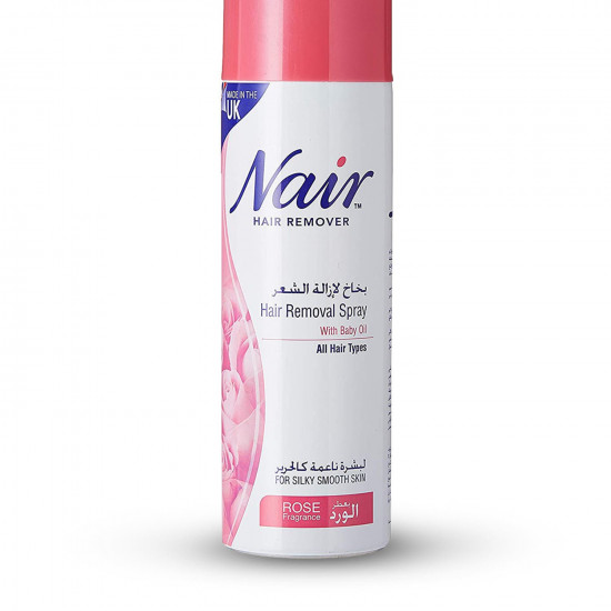 نير بخاخ مزيل شعر بعطرالورد 200 مل نير بخاخ مزيل شعر بعطرالورد 200 مل