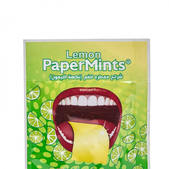 بيبرمينتس شرائح معطرة للفم ليمون 24 قطعة بيبرمينتس شرائح معطرة للفم ليمون 24 قطعة