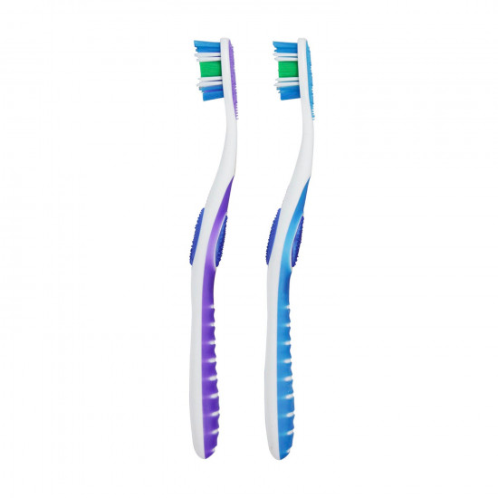 كولجيت فرشاة اسنان 360 متوسطة النعومة قطعتان كولجيت فرشاة اسنان 360 متوسطة النعومة قطعتان