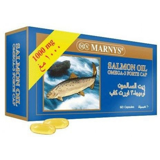 مارنيز زيت السالمون اوميجا 3 فورت 60 كبسولة مارنيز زيت السالمون اوميجا 3 فورت 60 كبسولة