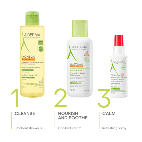 اديرما اكسوميجا كونترول زيت مليّن للإستحمام 200 مل اديرما اكسوميجا كونترول زيت مليّن للإستحمام 200 مل