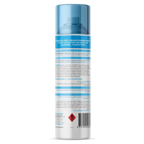 فليكستول بودرة بخاخ للتحكم في رائحة القدم 210 مل فليكستول بودرة بخاخ للتحكم في رائحة القدم 210 مل
