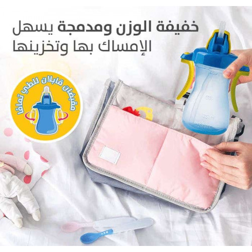 بيجون زجاجة مياه مع ماصة (أزرق) - 150 مل بيجون زجاجة مياه مع ماصة (أزرق) - 150 مل