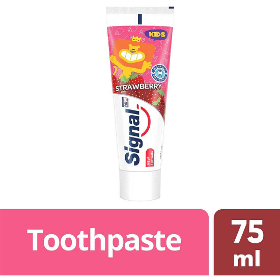 سيجنال معجون اسنان للأطفال بالفراولة 75مل سيجنال معجون اسنان للأطفال بالفراولة 75مل