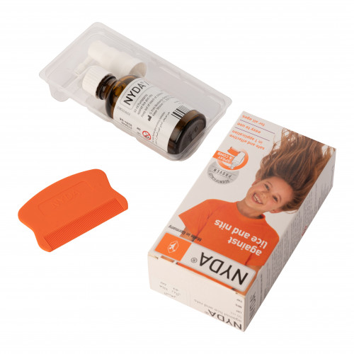 نايدا بخاخ مضاد للقمل مع مشط - 50 مل نايدا بخاخ مضاد للقمل مع مشط - 50 مل