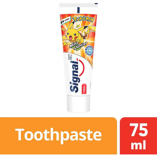 سيجنال معجون اسنان للأطفال بالنعناع 75مل سيجنال معجون اسنان للأطفال بالنعناع 75مل