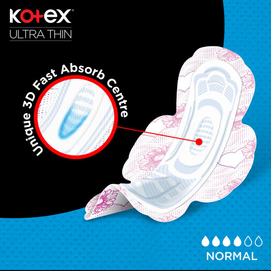 كوتكس فوط رقيقة عادية مع الأجنحة 20 ق كوتكس فوط رقيقة عادية مع الأجنحة 20 ق