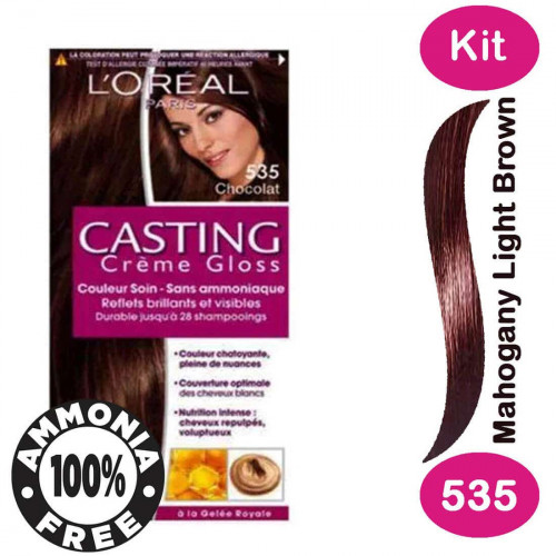 كاستينج صبغة شعر بني ذهبي أرجواني 535 كاستينج صبغة شعر بني ذهبي أرجواني 535