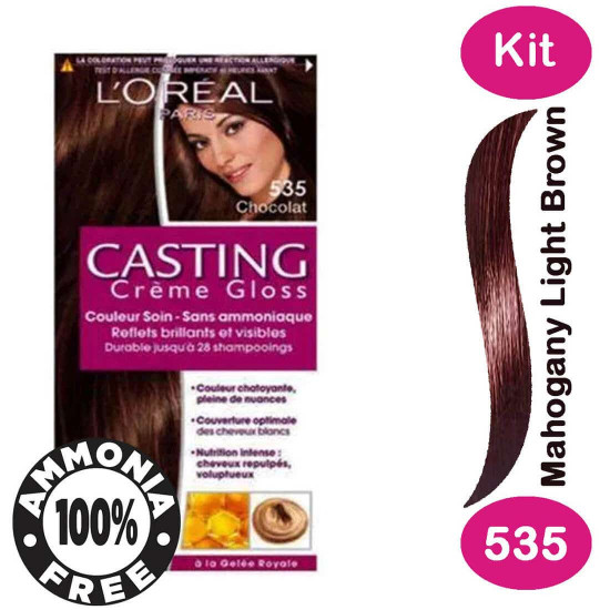 كاستينج صبغة شعر بني ذهبي أرجواني 535 كاستينج صبغة شعر بني ذهبي أرجواني 535