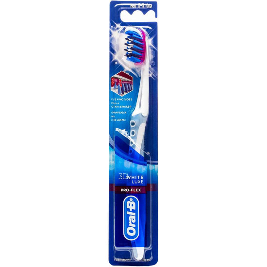 اورال بى فرشة أسنان 3D وايت لوكس ميديوم اورال بى فرشة أسنان 3D وايت لوكس ميديوم