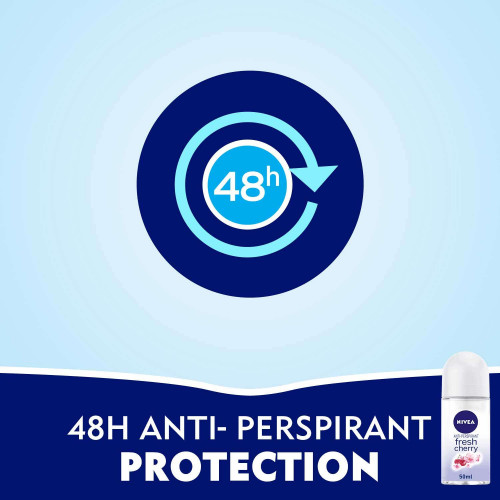 نيفيا مزيل عرق نسائي انتعاش الكرز50 مل نيفيا مزيل عرق نسائي انتعاش الكرز50 مل