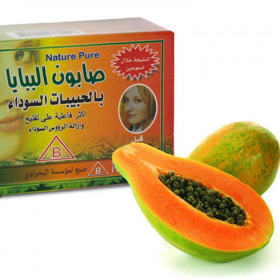 بابايا صابونه بالحبيبات السوداء 135 جم 5*1