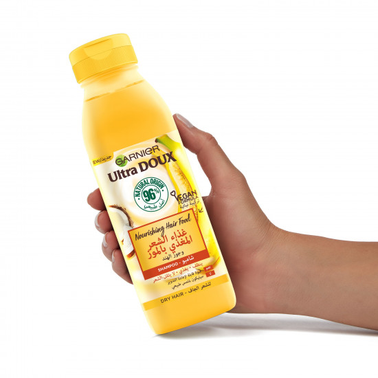 الترا دو غذاء الشعر شامبو مغذي بالموز 350 مل الترا دو غذاء الشعر شامبو مغذي بالموز 350 مل