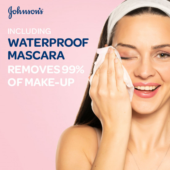 جونسون مناديل ميسيلار للتنظيف بماء الورد 25 م جونسون مناديل ميسيلار للتنظيف بماء الورد 25 م