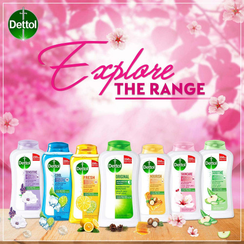 ديتول سائل استحمام عناية البشرة 250 مل ديتول سائل استحمام عناية البشرة 250 مل