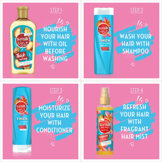 صنسيلك زيت نور ستارز كثيف و طويل 250مل صنسيلك زيت نور ستارز كثيف و طويل 250مل