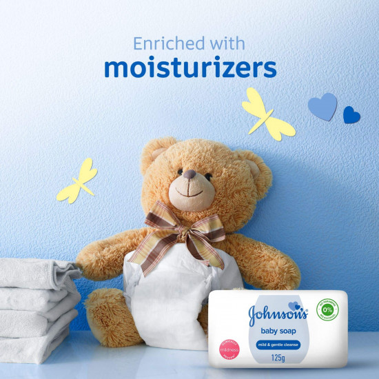جونسون بيبي صابون صابون للأطفال 125 غ جونسون بيبي صابون صابون للأطفال 125 غ