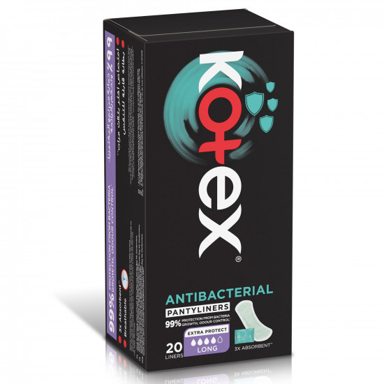 كوتكس فوط يومية ضد البكتيريا طويلة 20 فوطه كوتكس فوط يومية ضد البكتيريا طويلة 20 فوطه