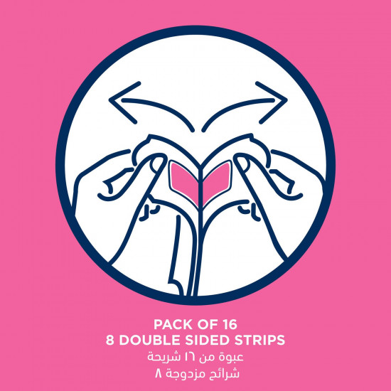 ڤيت شرائح شمعية لمنطقة البكيني 16 قطعة ڤيت شرائح شمعية لمنطقة البكيني 16 قطعة