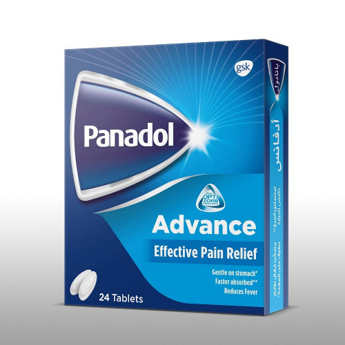 بانادول ادفانس 500 مجم 24 قرص بانادول ادفانس 500 مجم 24 قرص