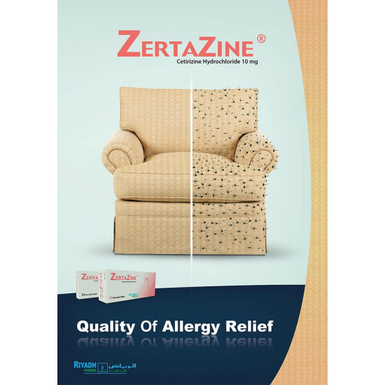 زيرتازين 10 مجم 20 قرص زيرتازين 10 مجم 20 قرص