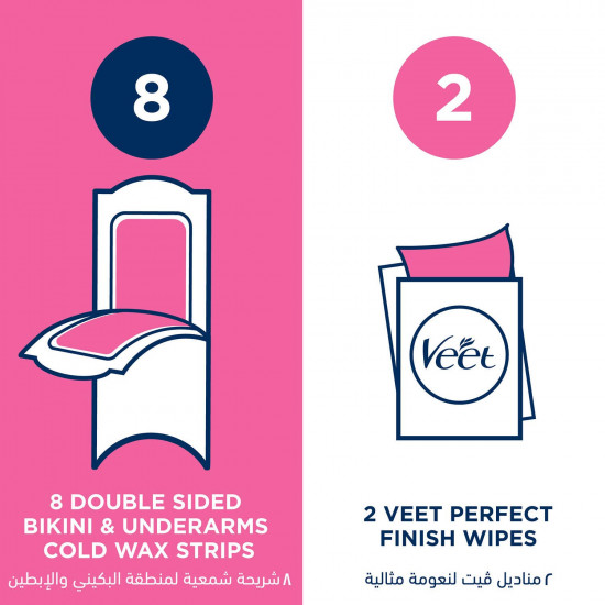 ڤيت شرائح شمعية لمنطقة البكيني 16 قطعة ڤيت شرائح شمعية لمنطقة البكيني 16 قطعة