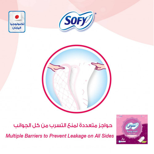 سوفي اليومية بيور منعشة عادي 58+22 فوطة سوفي اليومية بيور منعشة عادي 58+22 فوطة