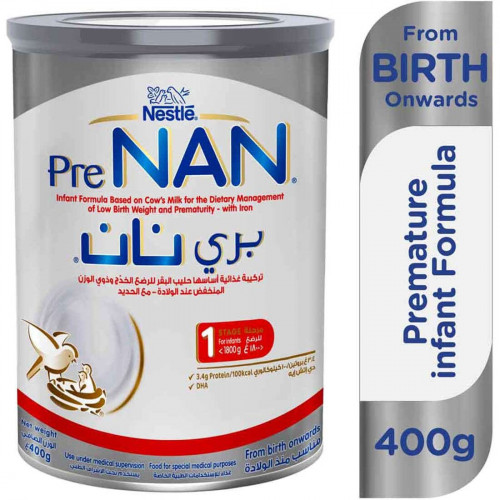 نان برينان حليب أطفال مرحلة 1 400 جم نان برينان حليب أطفال مرحلة 1 400 جم