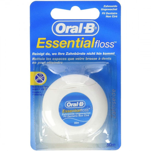 اورال - بي خيط اسنان فلوس ايسينشيال شمع نعناع اورال - بي خيط اسنان فلوس ايسينشيال شمع نعناع