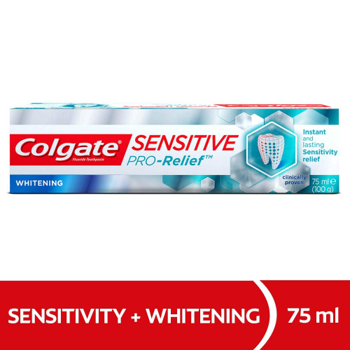 كولجيت معجون اسنان مبيض للاسنان الحساسة 75 مل كولجيت معجون اسنان مبيض للاسنان الحساسة 75 مل