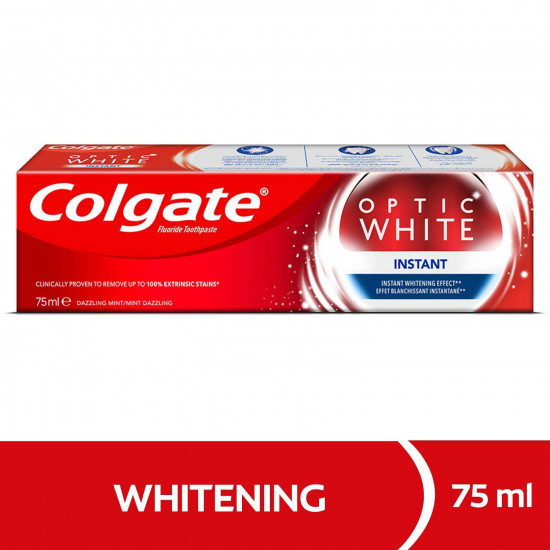 كولجيت معجون اسنان أوبتك وايت تبييض فوري 75 مل كولجيت معجون اسنان أوبتك وايت تبييض فوري 75 مل