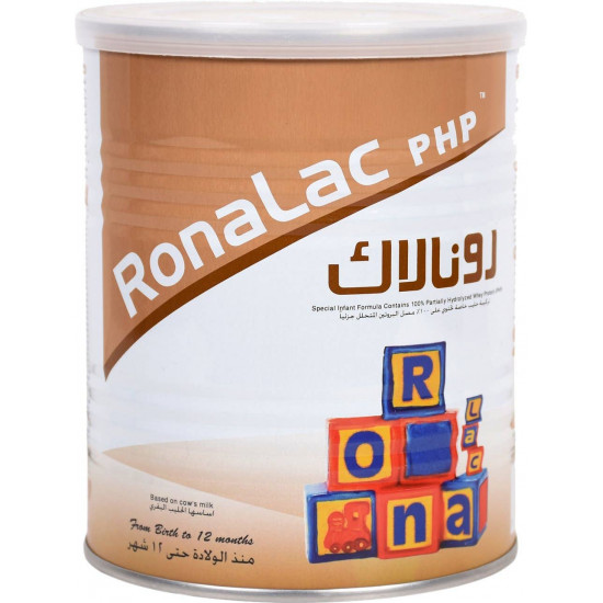 رونالاك حليب أطفال يحتوي بروتين متحلل جزئيا 400 جم رونالاك حليب أطفال يحتوي بروتين متحلل جزئيا 400 جم