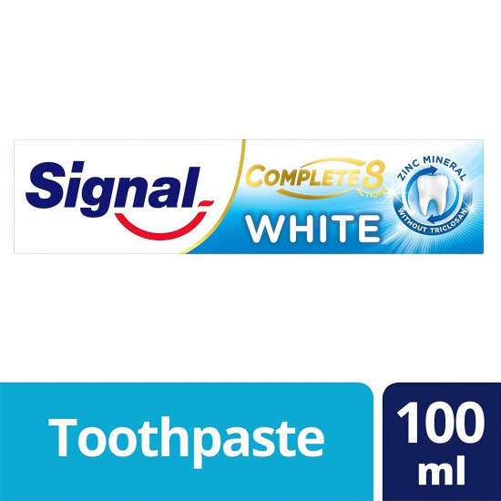 سيجنال معجون اسنان المتكامل مبيض 100 مل سيجنال معجون اسنان المتكامل مبيض 100 مل
