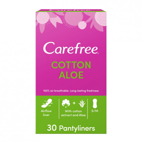 كير فري فوط يومية ملمس القطن خلاصة الصبار 30 فوطة كير فري فوط يومية ملمس القطن خلاصة الصبار 30 فوطة