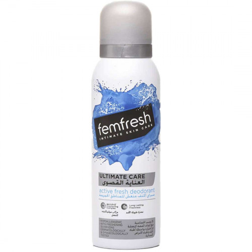 فيم فريش سبراي اكتف للمناطق الحميمة 125 مل فيم فريش سبراي اكتف للمناطق الحميمة 125 مل