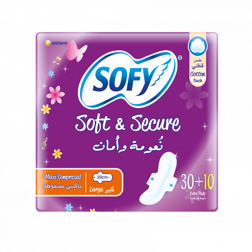 سوفي ماكسي سميكة كبيربالاجنحة 30+10 فوطة سوفي ماكسي سميكة كبيربالاجنحة 30+10 فوطة