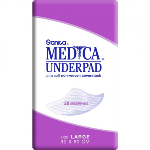 سانيتا اليغنس مفارش طبيه 60*90 سم 20 قطعه