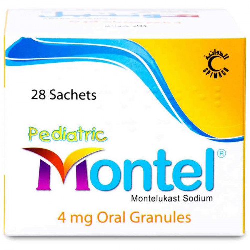 مونتيل 4 مجم 28 كيس حبيبات مونتيل 4 مجم 28 كيس حبيبات