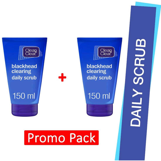 كلين آند كلير سنفرة يومى 150 مل 1+1 مجانا كلين آند كلير سنفرة يومى 150 مل 1+1 مجانا