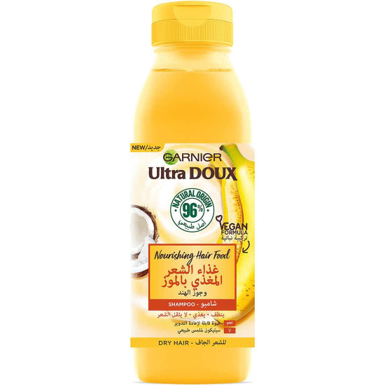 الترا دو غذاء الشعر شامبو مغذي بالموز 350 مل الترا دو غذاء الشعر شامبو مغذي بالموز 350 مل