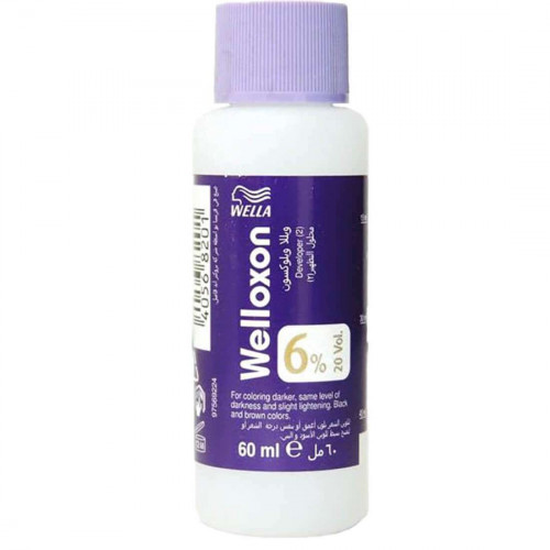 ويلاكسون صبغة شعر اعشاب 6% 20فول 60 مل 50ك