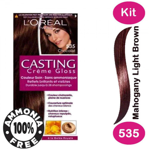 كاستينج صبغة شعر بني ذهبي أرجواني 535 كاستينج صبغة شعر بني ذهبي أرجواني 535