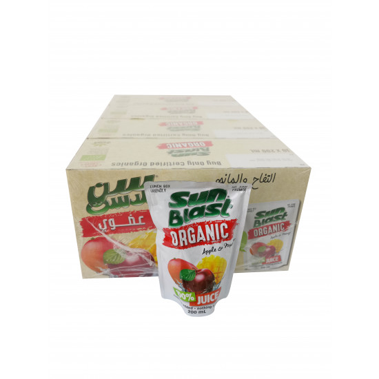 عصير التفاح والمانجو العضوي 10×200 مل سن بلاست عصير التفاح والمانجو العضوي 10×200 مل سن بلاست